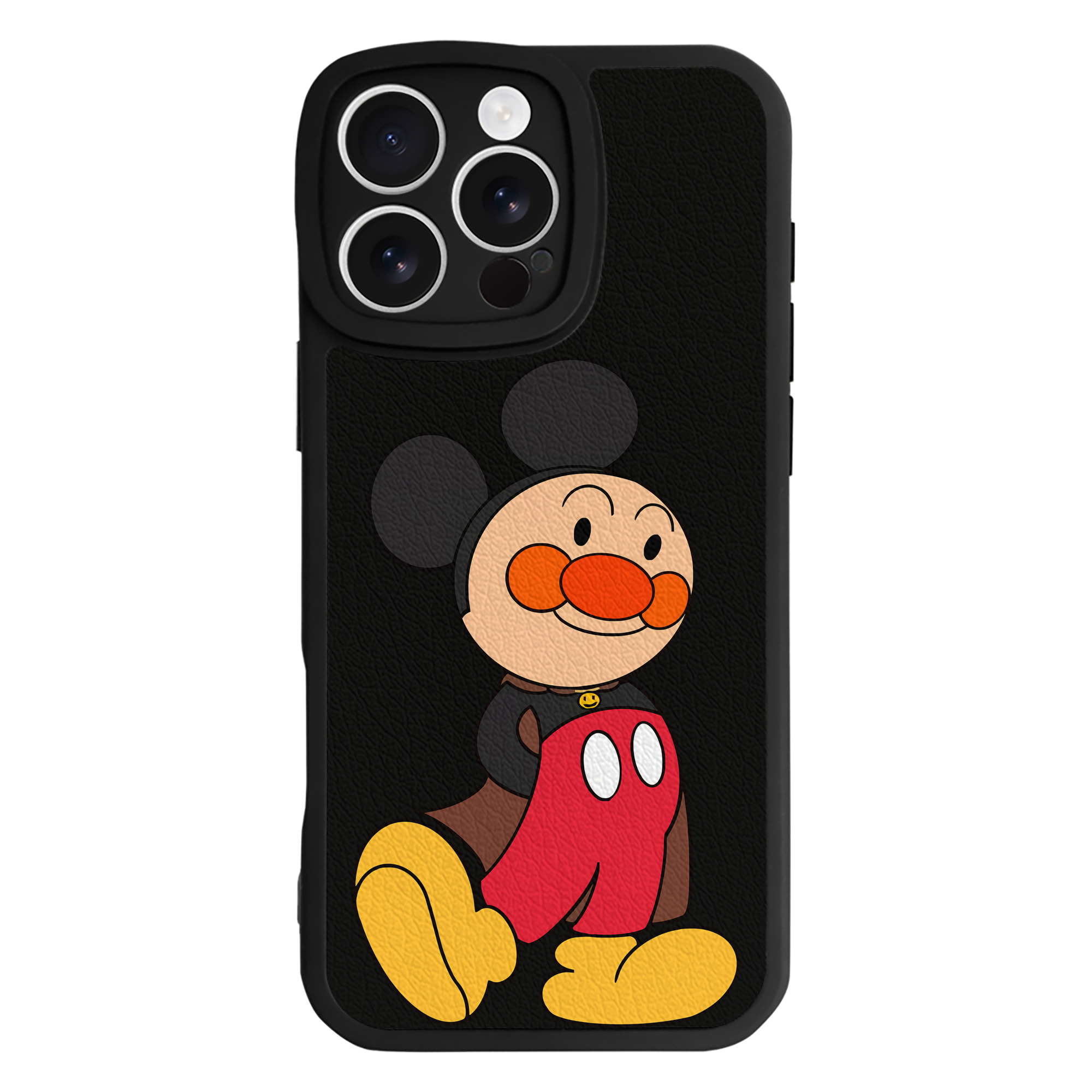 （画像用） アンパンマン Anpanman 【iPhone 16シリーズ対応】シリコンスマホケース（レザー調） 材質：シリコン
